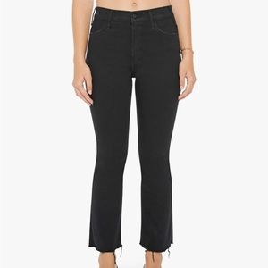 MOTHER The Hustler Ankle Fray Denim in Not Guilty